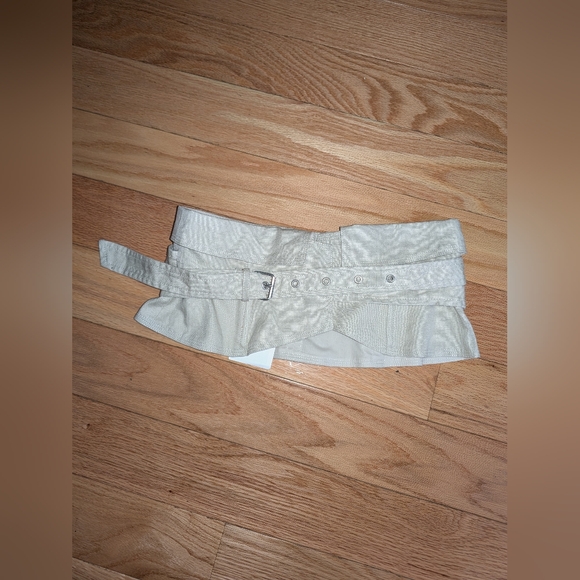 NWT ISABEL MARANT ÉTOILE PRIKA WAIST BUCKLED BELT IN ECRU SIZE 34/2 - Picture 3 of 7